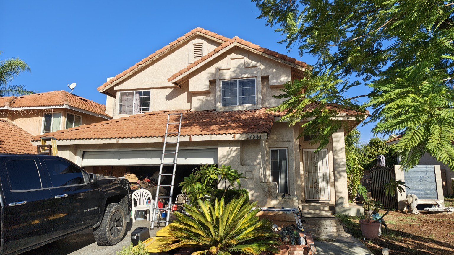Weathered exterior before painting — view 4